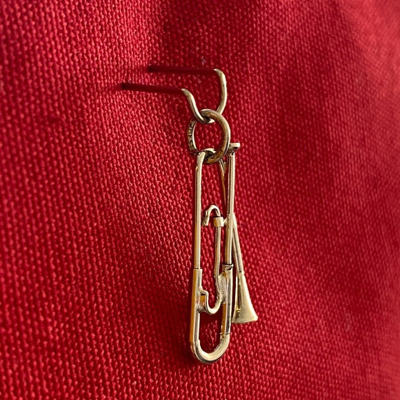 VTG I JMF I Sterling Trombone Horn Charm - Picture 11 of 14